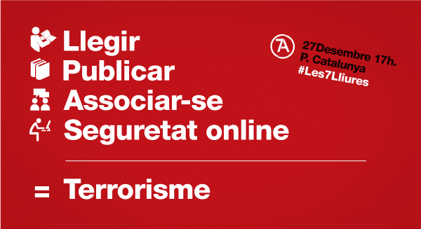 Llegir, puclicar, associar-se, seguretat online = Terrorisme