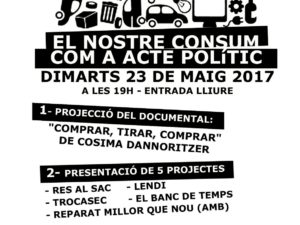 Cartel Cine Forum maig 2017