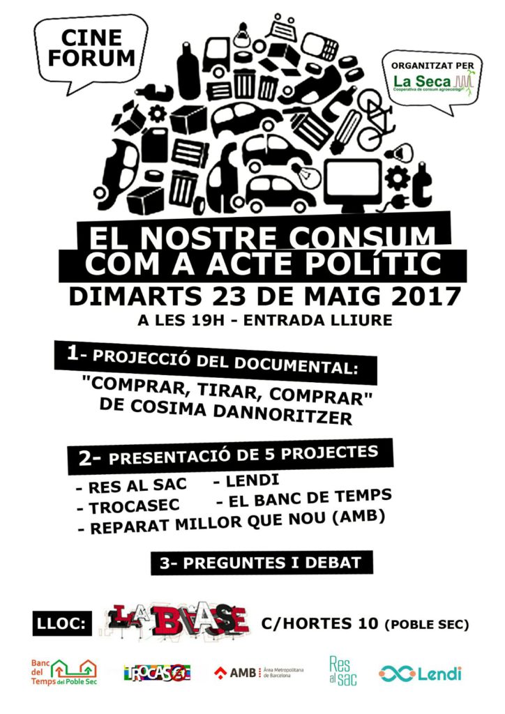 Cartel Cine Forum maig 2017